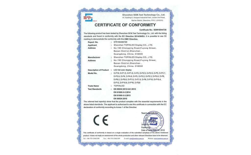 CE Certification